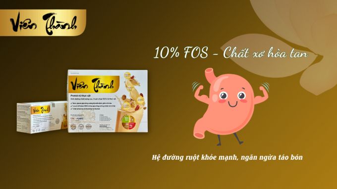 FOS – Chất Xơ Hòa Tan Trong Protein từ Thực Vật Viên Thành Giúp Tăng Cường Hệ Tiêu Hóa